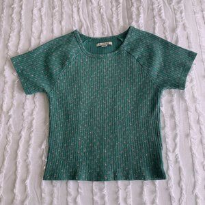 American Eagle Outfitters Floral Short Sleeve Tee Top I Size small